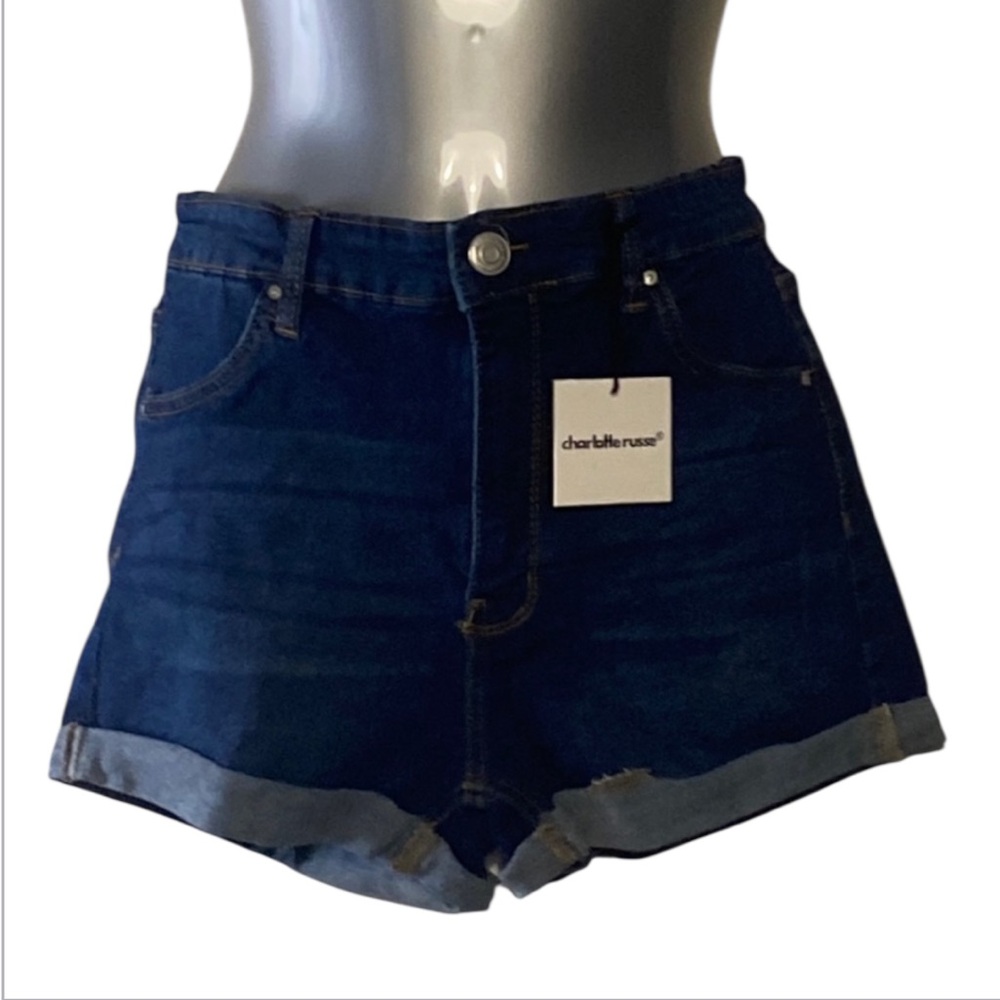 Charlotte Russe Denim Junior Shorts Size 5 NWT